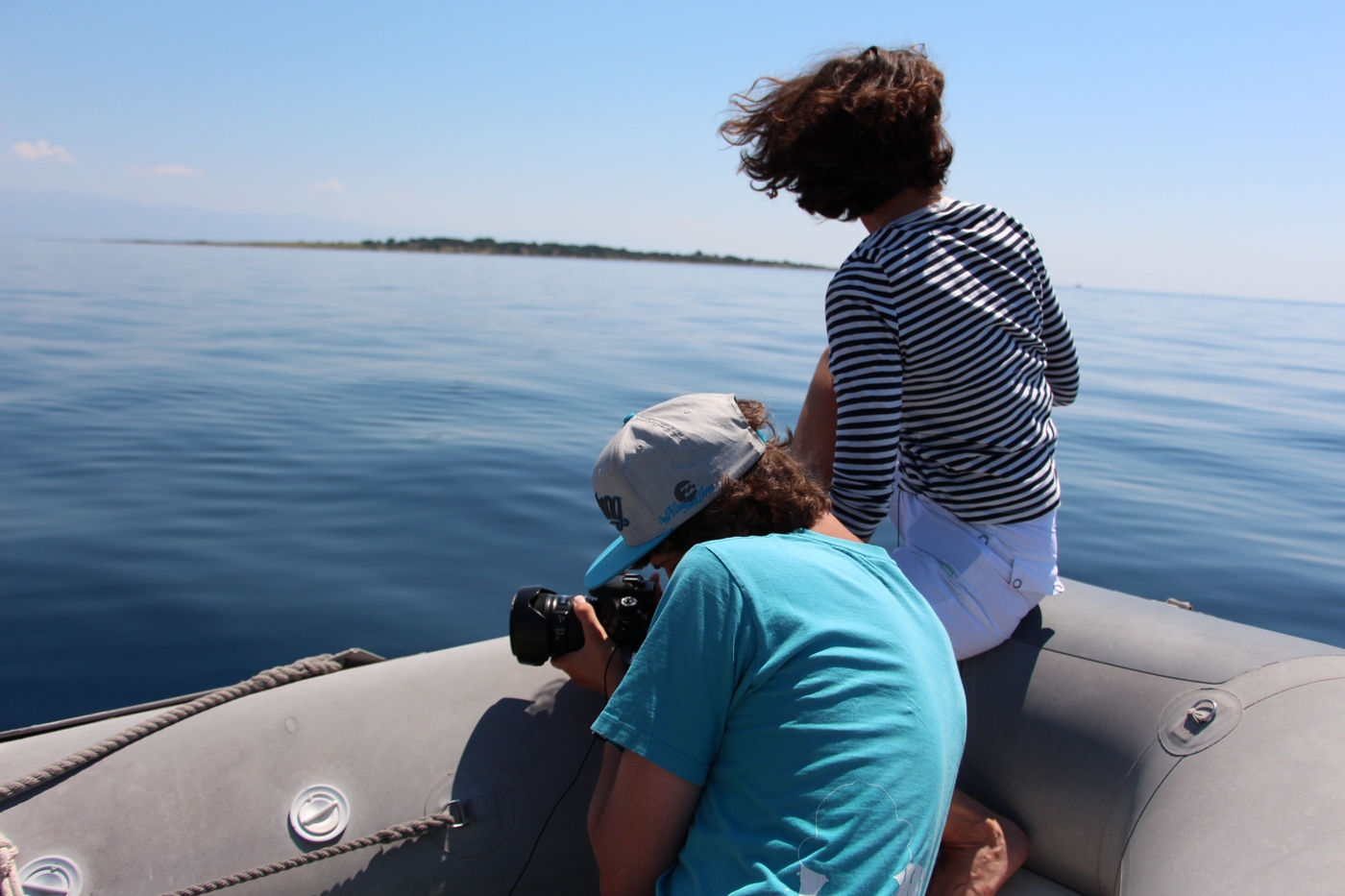 Лучшая работа в России 2014, второй репортаж из Хорватии. День дельфина - одна из шести камер в лодке